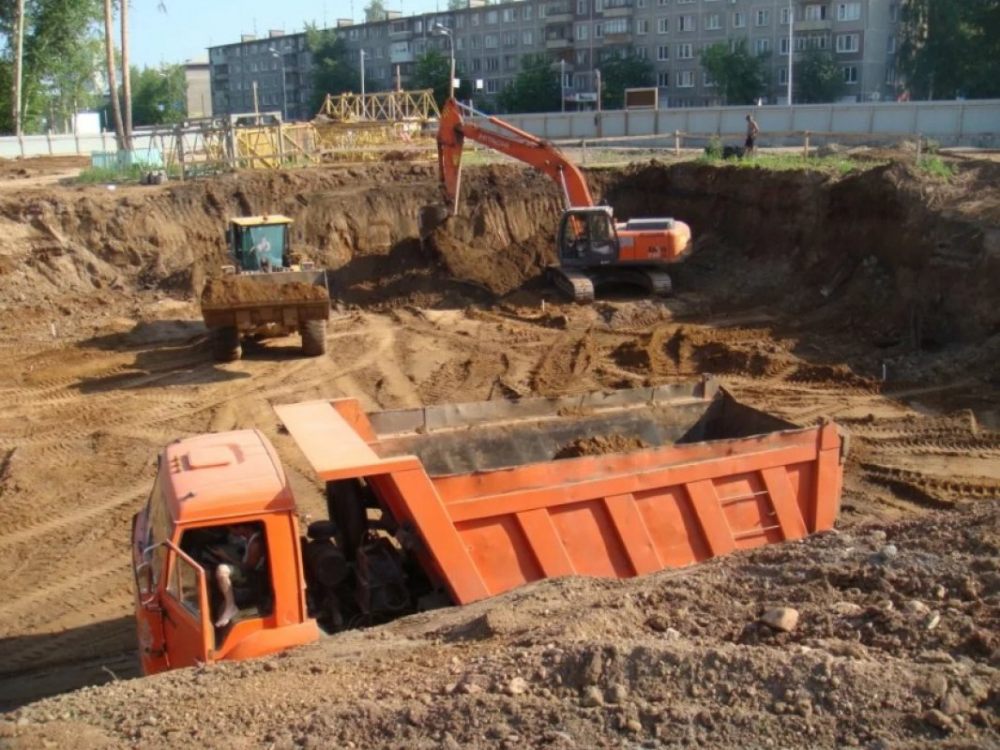 Рытье и разработка котлованов. Услуги спецтехники стоимость услуг и где заказать - Смоленск