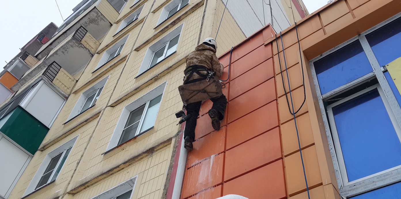 Услуги промышленных альпинистов для высотных работ в Холм-Жирковском