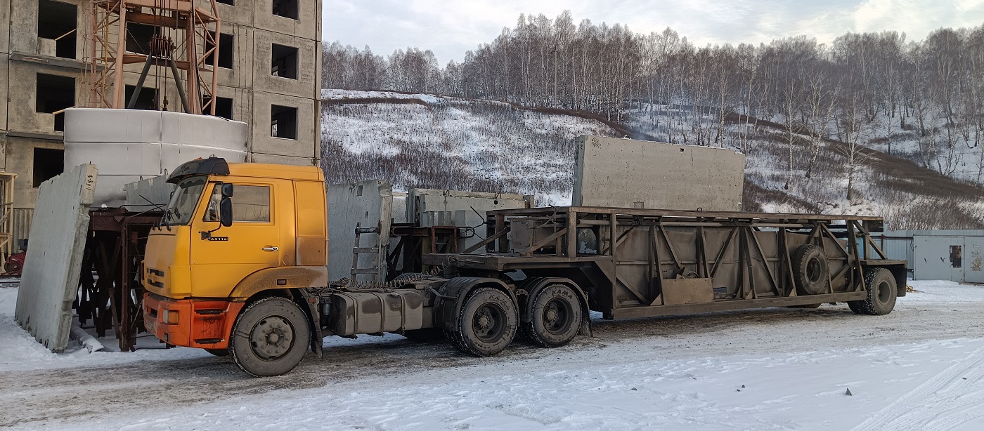 Аренда и услуги панелевозов для перевозки ЖБИ изделий в Десногорске