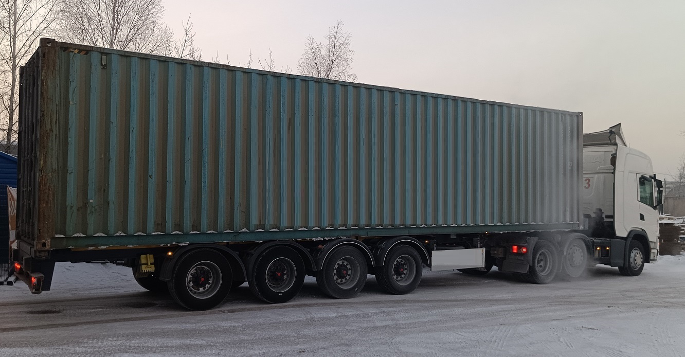 Контейнеровоз для перевозки контейнеров 20 и 40 футов в Екимовичах